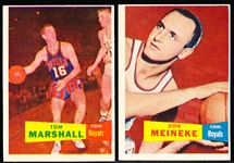 1957-58 Topps Basketball- 2 Diff