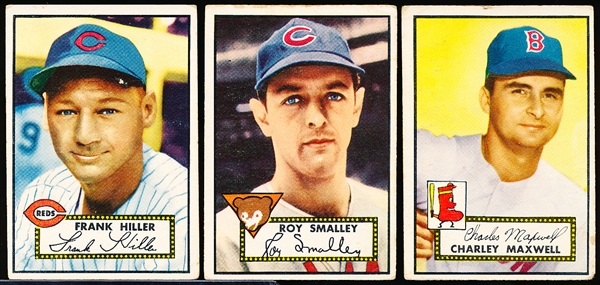 1952 Topps Bb- 3 Diff