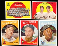 1959 Topps Bb- 5 Diff