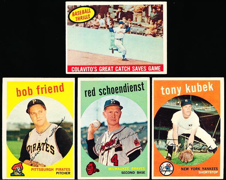 1959 Topps Bb- 7 Diff