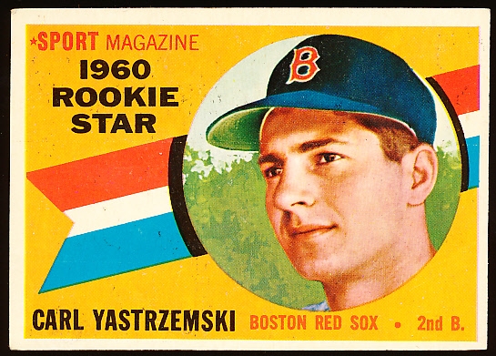 1960 Topps Bb- # 148 Carl Yastrzemski, Red Sox