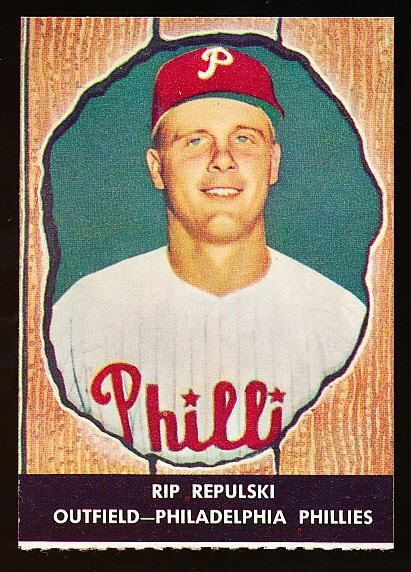 1958 Hires Baseball- No Tab- #15 Rip Repulski, Phillies