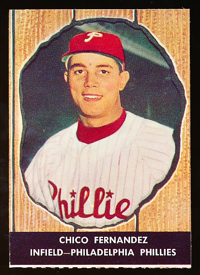 1958 Hires Baseball- No Tab- #16 Chico Fernandez, Phillies