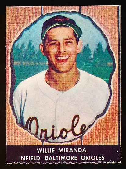 1958 Hires Baseball- No Tab- #32 Willie Miranda, Orioles