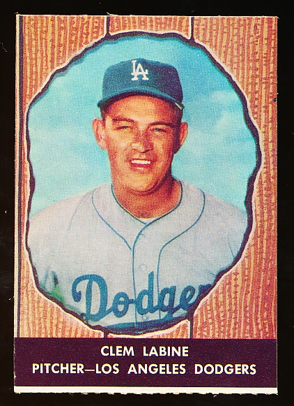 1958 Hires Baseball- No Tab- #34 Clem Labine, LA Dodgers