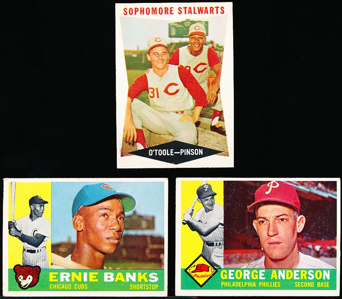 1960 Topps Baseball- 4 Cards