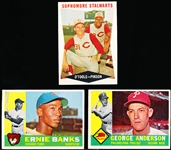 1960 Topps Baseball- 4 Cards