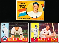 1960 Topps Baseball- 5 Cards