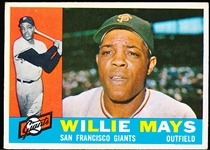 1960 Topps Bb-#200 Willie Mays, Giants