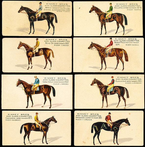 1890’s Kinney Bros. (New York) “Famous Running Horses” (N230) Complete Set of 25