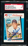 1982 Topps K-Mart Bsbl. #15 Harmon Killebrew- Autographed- SGC Certified/ Slabbed