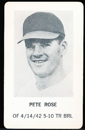 1970 Milton Bradley Bsbl.- Pete Rose