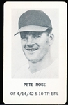 1970 Milton Bradley Bsbl.- Pete Rose