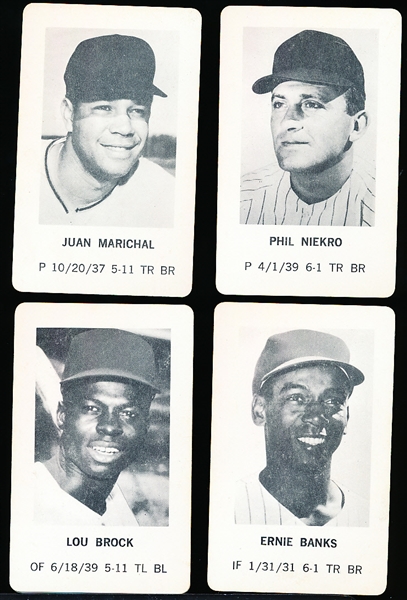 1970 Milton Bradley Bsbl.- 5 Diff. Stars