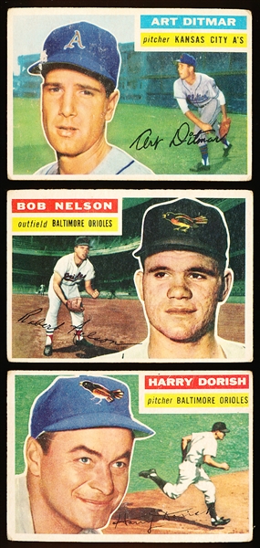 1956 Topps Bb- 16 Cards