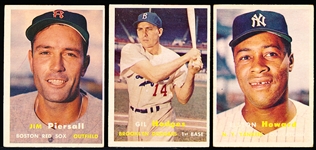 1957 Topps Bb- 3 Diff