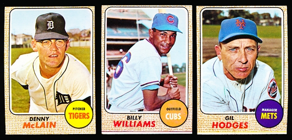 1968 Topps Bb- 4 Diff