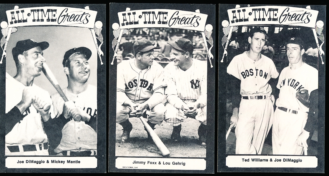 Lot Detail Tcma Bsbl All Time Greats Postcards Diff Multi