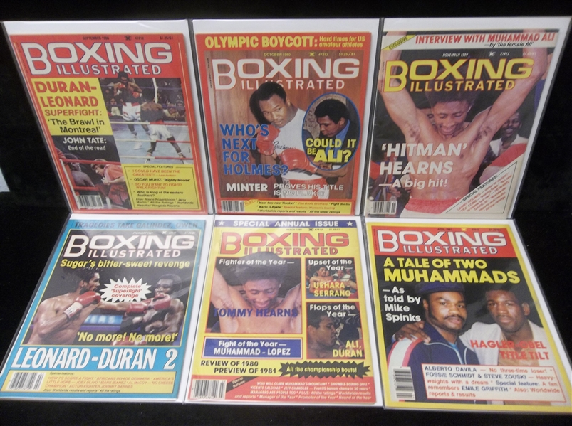 1980-83 Boxing Illustrated Magazines- 11 Diff.