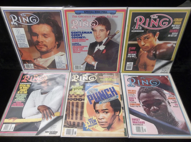 1980-83 The Ring Magazines- 15 Diff.