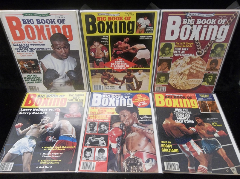 1980-83 Big Book of Boxing Magazines- 10 Diff.
