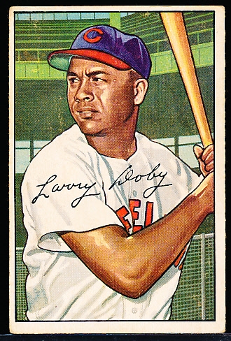 1952 Bowman Bb- #115 Larry Doby, Cleveland