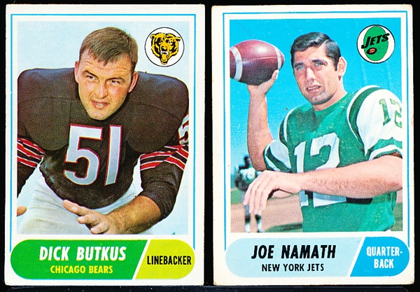 1968 T Fb- 2 Cards