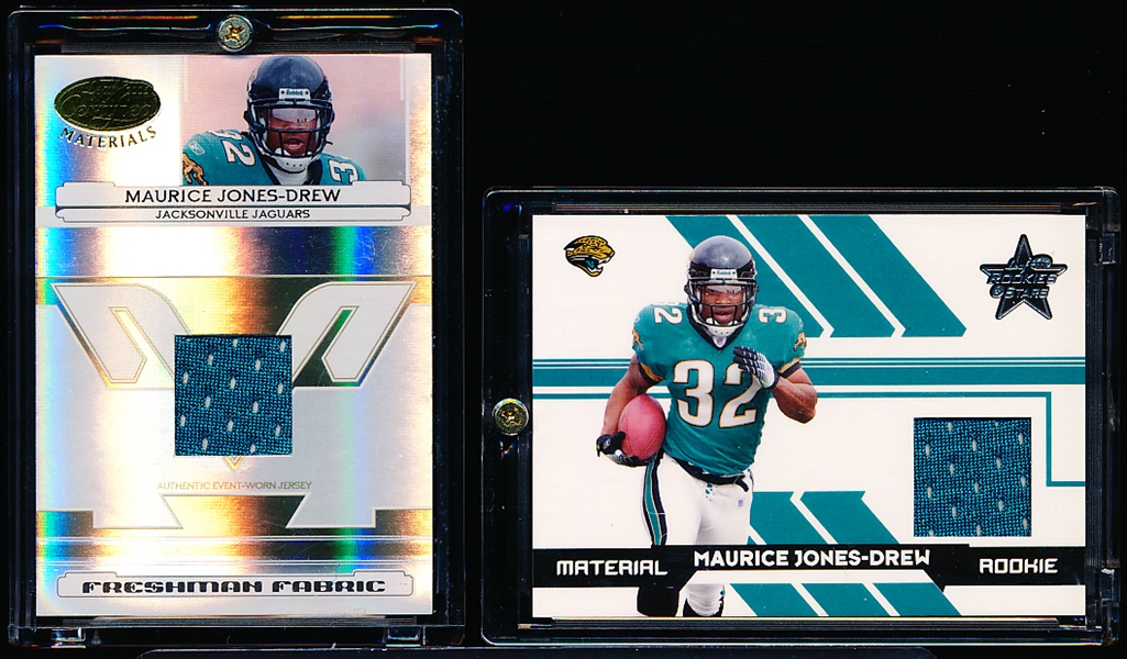 Maurice Jones Drew- 2 Numbered Jersey Cards