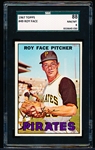1967 Topps Baseball- #49 Roy Face, Pirates- SGC 88 (Nm/Mt 8)