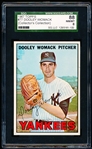1967 Topps Baseball- #77 Dooley Womack, Yankees- SGC 88 (Nm/Mt 8)