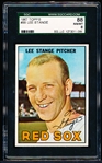 1967 Topps Baseball- #99 Lee Stange, Red Sox- SGC 88 (Nm/Mt 8)