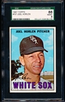 1967 Topps Baseball- #107 Joel Horlen, White Sox- SGC 88 (Nm/Mt 8)