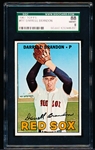1967 Topps Baseball- #117 Darrell Brandon, Red Sox- SGC 88 (Nm/Mt 8)