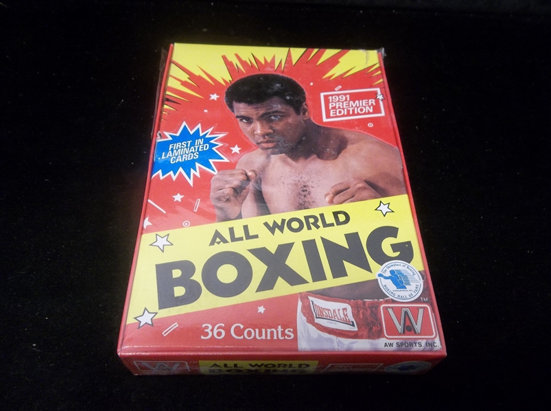 1991 AW Boxing- 1 Unopened Wax Box- 36 packs