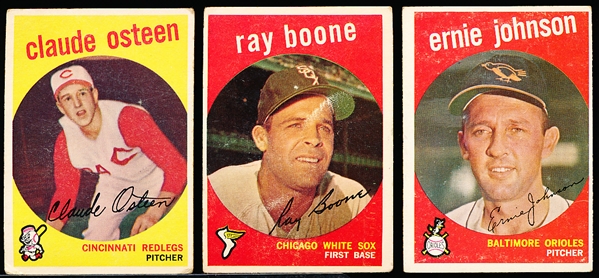 1959 Topps Bb- 25 Diff