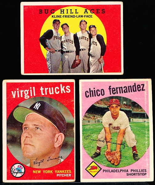 1959 Topps Bb- 18 Diff