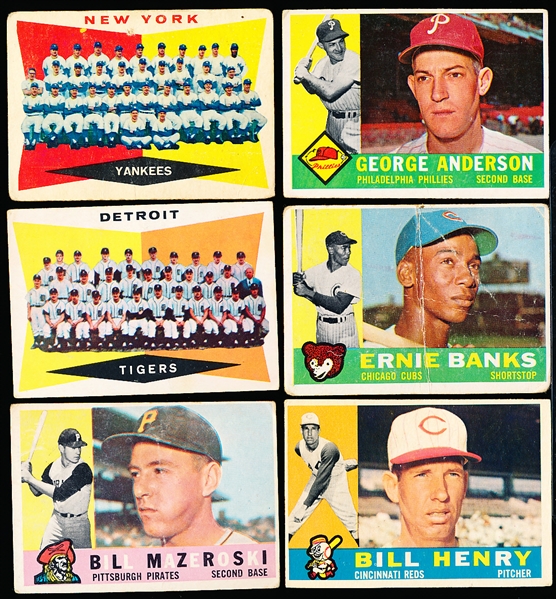 1960 Topps Bb- 6 Diff