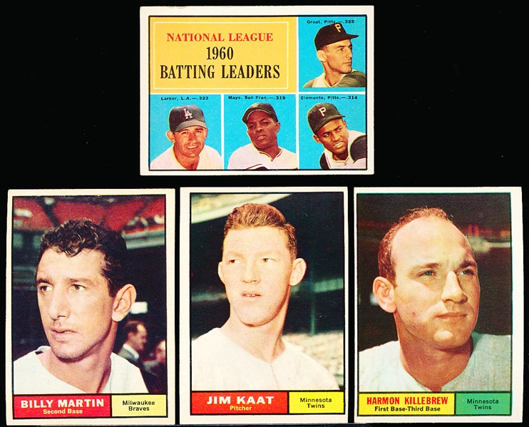 1961 Topps Bb- 4 Diff