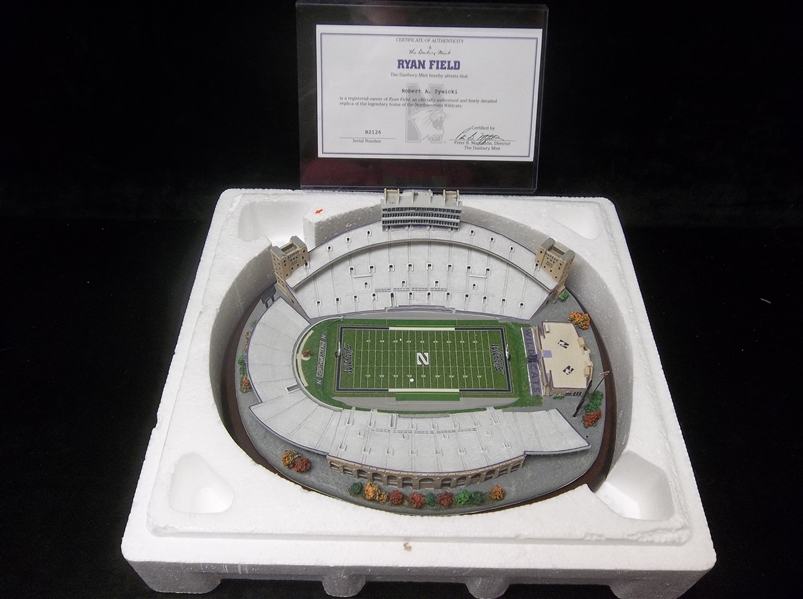 The Danbury Mint- America’s College Football Stadiums- Ryan Field, Northwestern