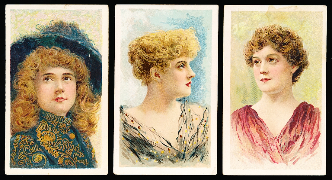 1884 W. Duke, Sons, & Co. Honest Long Cut “Gems of Beauty” (N111)- 4 Diff.