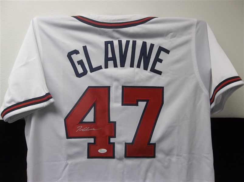 Autographed Tom Glavine Atlanta Braves Replica Jersey- JSA Certified/ Witnessed