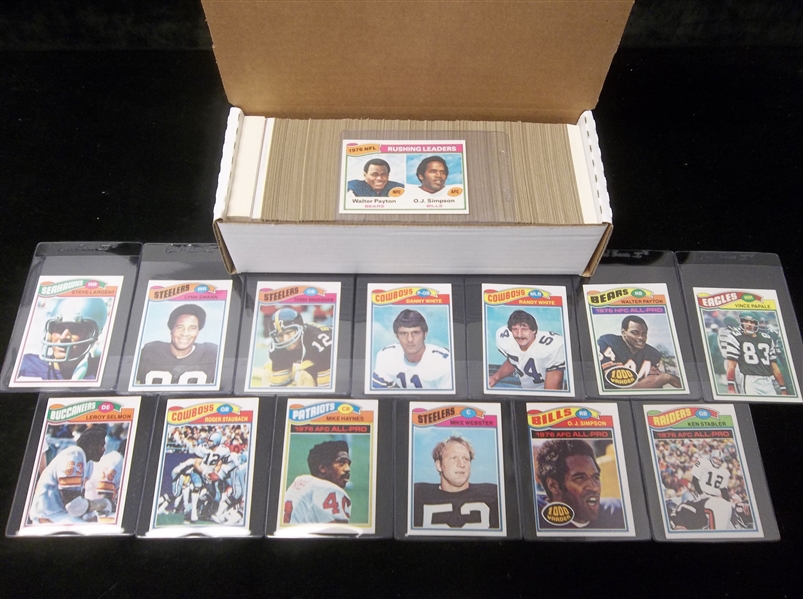 1977 Topps Football Complete Set of 528