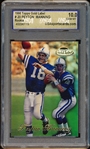 1998 Topps Gold Label Football- #20 Peyton Manning Rookie- USA Grading 10.0 Gem Mint