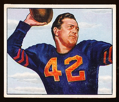 1950 Bowman Fb- #27 Sid Luckman, Bears