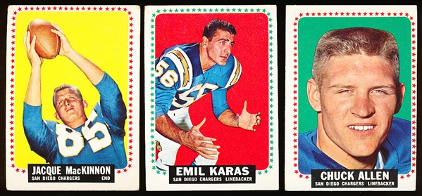 1964 Topps Fb- 17 Diff