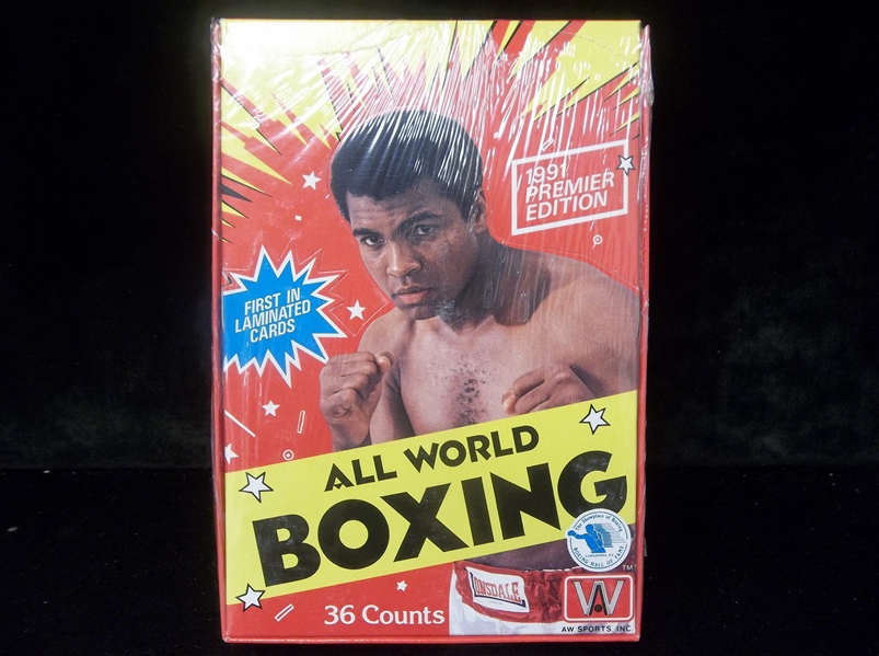 1991 All World Boxing- 1 Unopened Wax Box