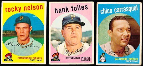 1959 Topps Bb- 12 Cards