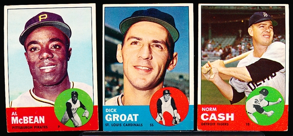1963 Topps Bb- 19 Diff