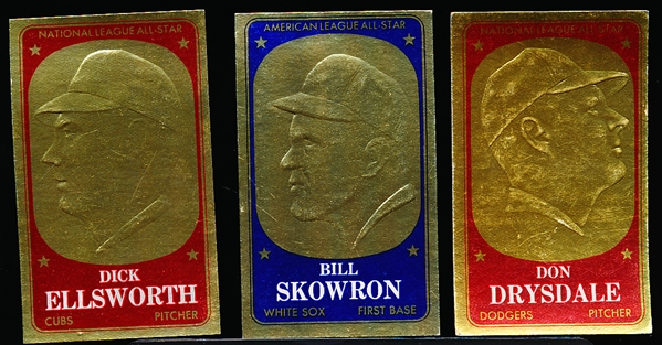 1965 Topps Bb Embossed- 10 Cards