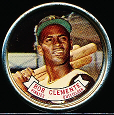 1964 Topps Bb Coin- #55 Bob Clemente, Pirates